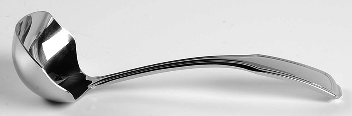 Hampstead (Stainless) Solid Gravy Ladle by Towle Silver-1