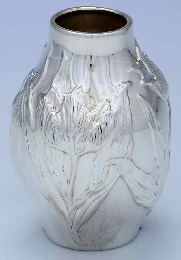 TIS76 (Sterling, Hollowware) 5" Vase by Tiffany & CO SILVER-1