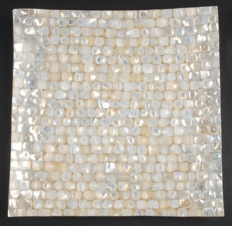TWW1 (Silverplate, Hollowware) 12" Square Tray by Two's Company-1