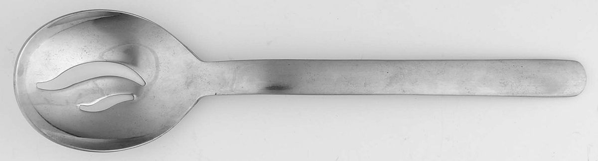TWS476 (Stainless) Pierced Tablespoon (Serving Spoon) by Towle Silver-1
