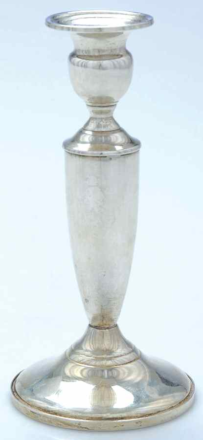 035 (Sterling, Hollowware) 7" Weighted Candlestick by Towle Silver-1