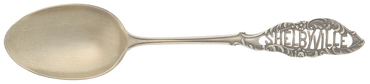 States & Cities Souvenir Spoons(Sterling) Kentucky Teaspoon by Totten & Sommer Co.-1