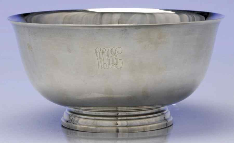 Paul Revere Bowls (Sterling, Hollowware) 7" Paul Revere Bowl by Tiffany & CO SILVER-1