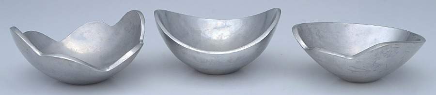Pintel Collection (Aluminum, Hollowware) Bon Bon - Set of 3 by Towle Silver-1