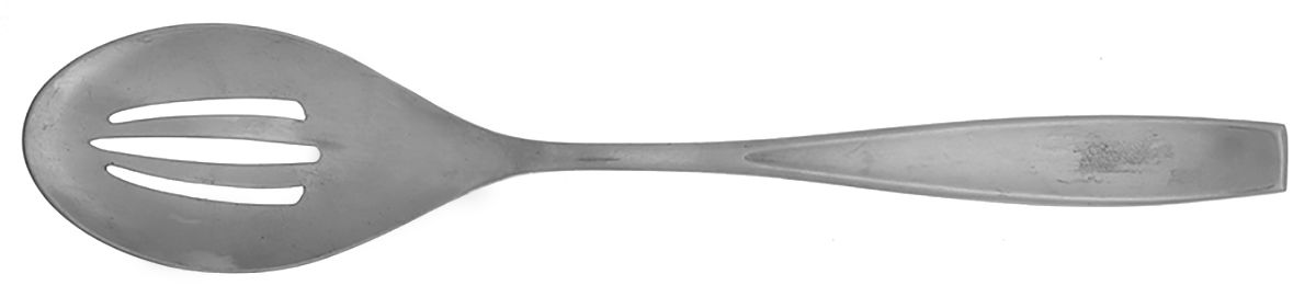 TWS482 (Stainless) Pierced Tablespoon (Serving Spoon) by Towle Silver-1