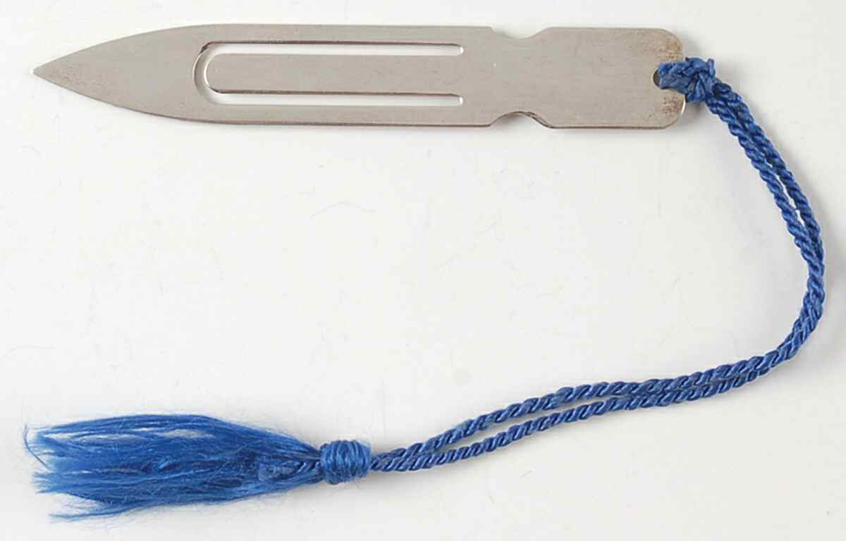 Bookmarks (Sterling, Hollowware) Decorative Book Mark by Towle Silver-1