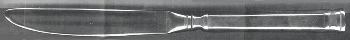La Rochelle (Stainless) Modern Solid Knife by Towle Silver-1