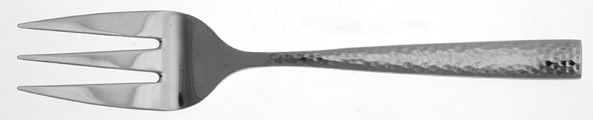 Texture (Stainless) Medium Solid Cold Meat Serving Fork by Towle Silver-1