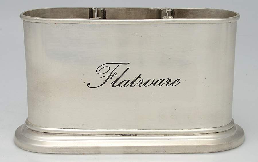 Antique Buffet (Stainless, Hollowware) Flatware Caddy by Towle Silver-1