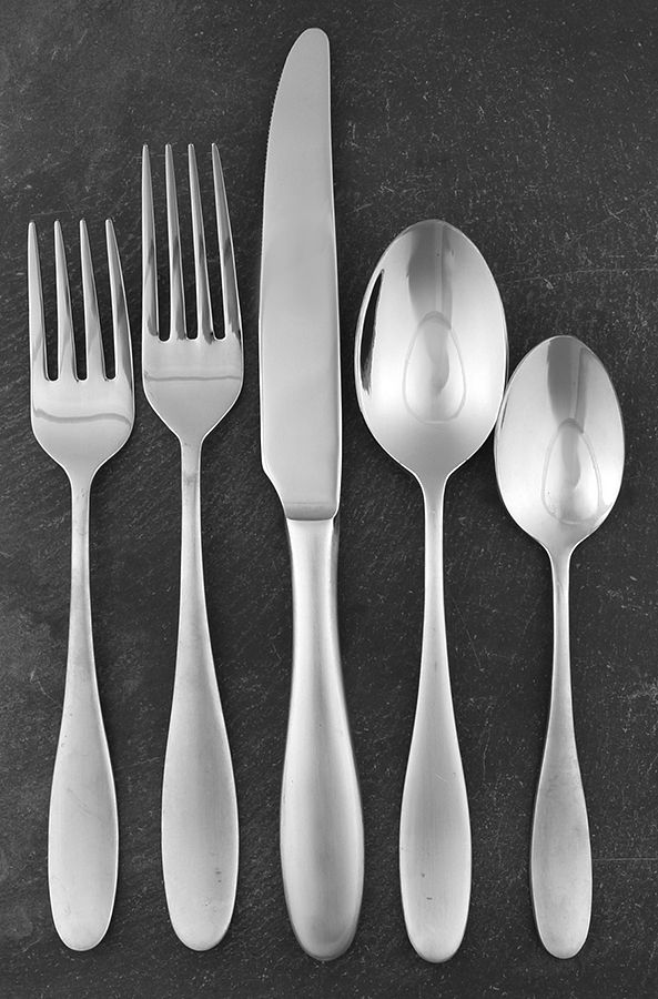 Satin Petal (Stainless) 5 Piece Place Setting by Towle Silver-1