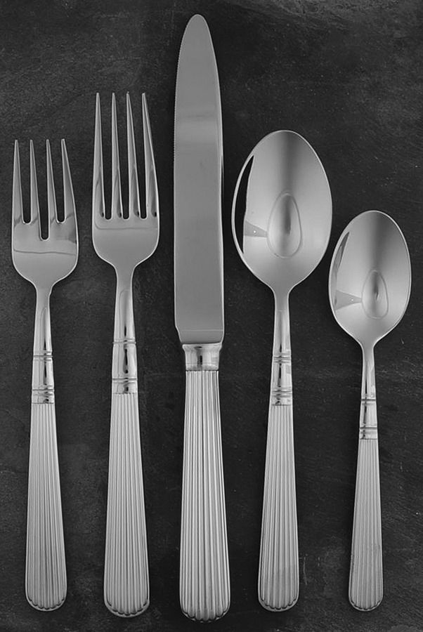 Dante (Stainless) 5 Piece Place Setting by Towle Silver-1