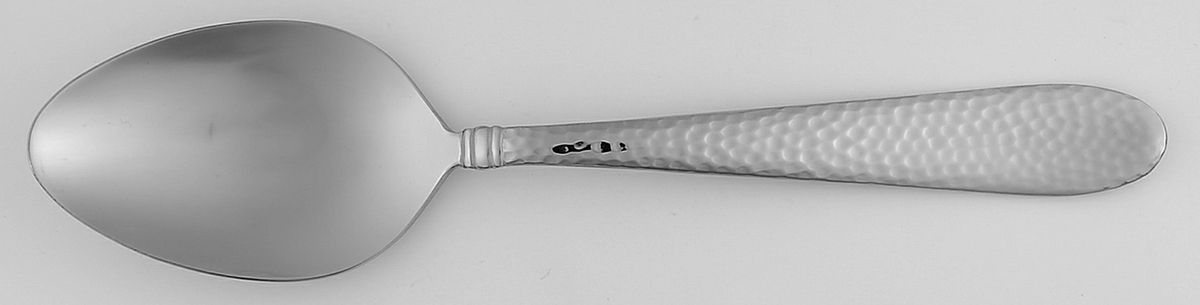 Logan Hammer Ring (Stainless) Tablespoon (Serving Spoon) by Towle Silver-1
