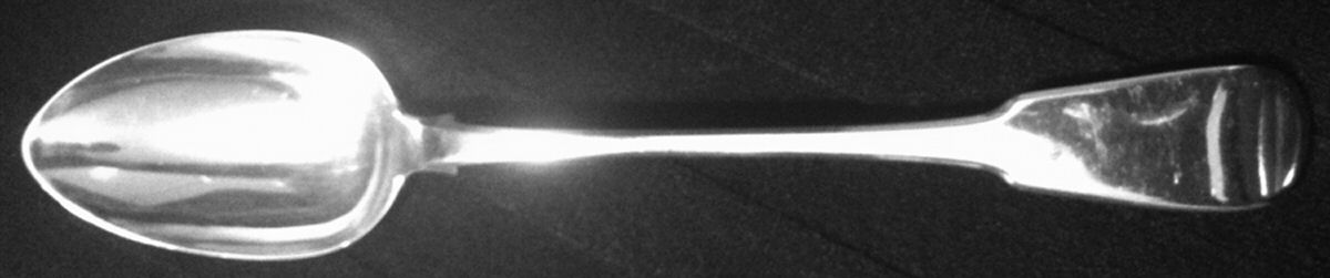 TBE1 (Sterling) Large Solid Dressing Spoon by Thomas Bowen II-1