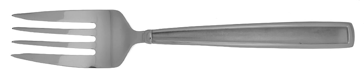 Mason Frost (Stainless) Medium Solid Cold Meat Serving Fork by Towle Silver-1