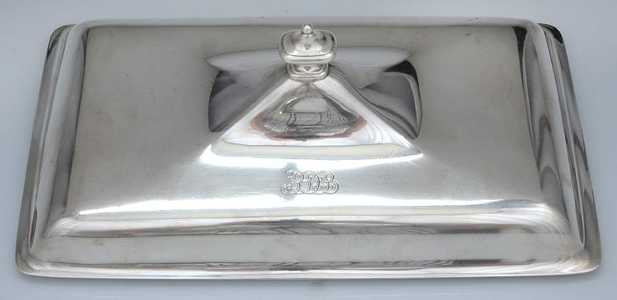 19830 (Sterling, Hollowware) Lid for Rectangular Entree Server by Tiffany & CO SILVER-1