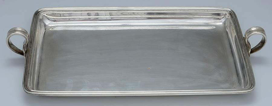 19830 (Sterling, Hollowware) Rectangular Entree Server No Lid by Tiffany & CO SILVER-1