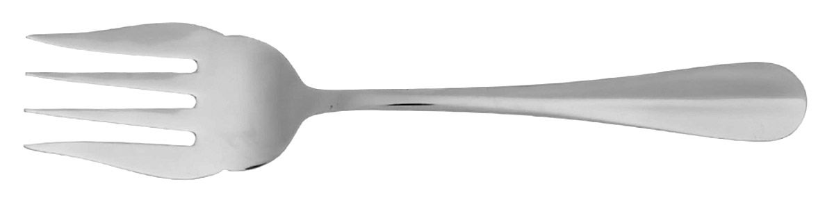 TWS505 (Stainless) Medium Solid Cold Meat Serving Fork by Towle Silver-1
