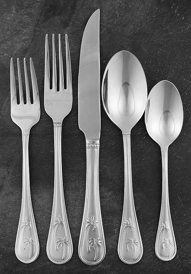 Palm Breeze (Stainless) 5 Piece Place Setting by Towle Silver-1