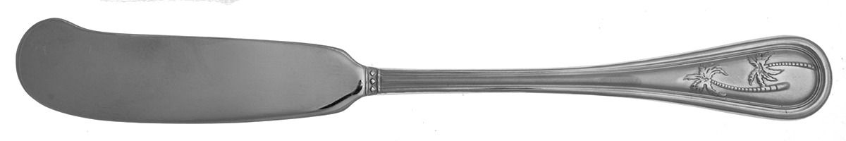 Palm Breeze (Stainless) Flat Handle Butter Spreader by Towle Silver-1