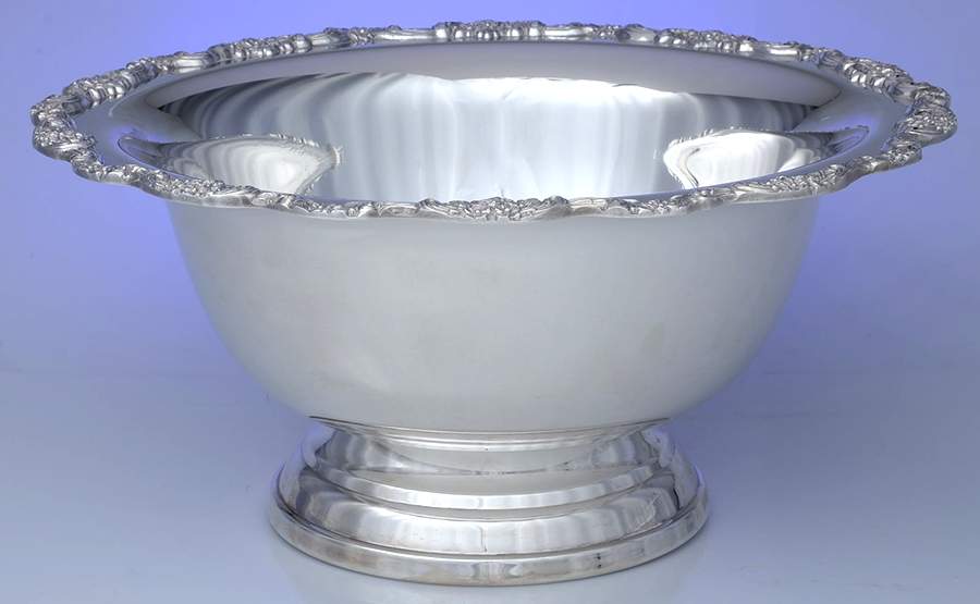 Embassy Classic (Slvp, Hollowware) Punch Bowl by Towle Silver-1