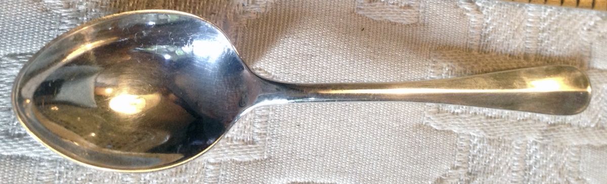 T3S1 (Sterling) Straight Handle Baby Spoon by Turner & Simpson-Eng-1