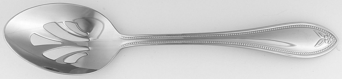 Old World Bead-Pointed Tip (Stainless) Pierced Tablespoon (Serving Spoon) by Temp-Tations-1