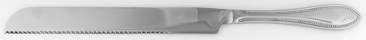 Old World Bead-Pointed Tip (Stainless) Large Solid Piece Cake Knife by Temp-Tations-1