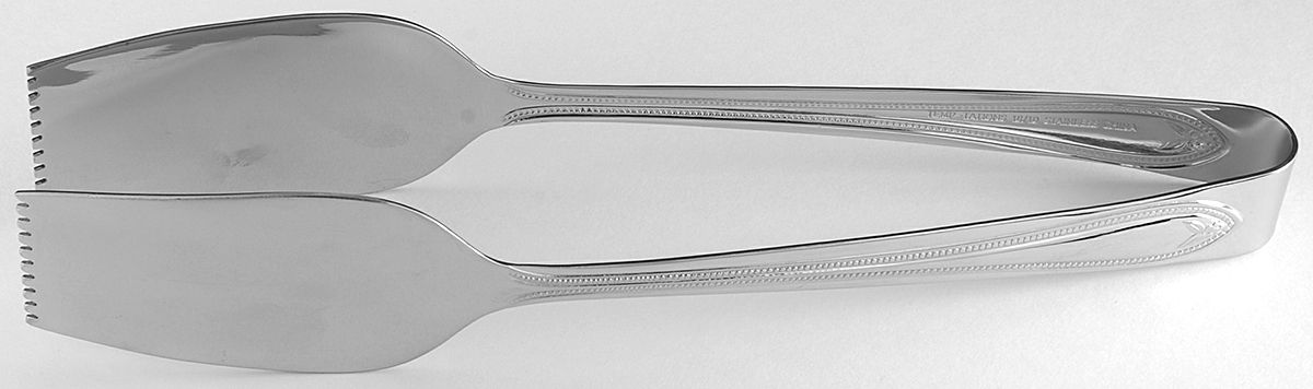 Old World Bead-Pointed Tip (Stainless) 1-Piece Salad Tongs by Temp-Tations-1