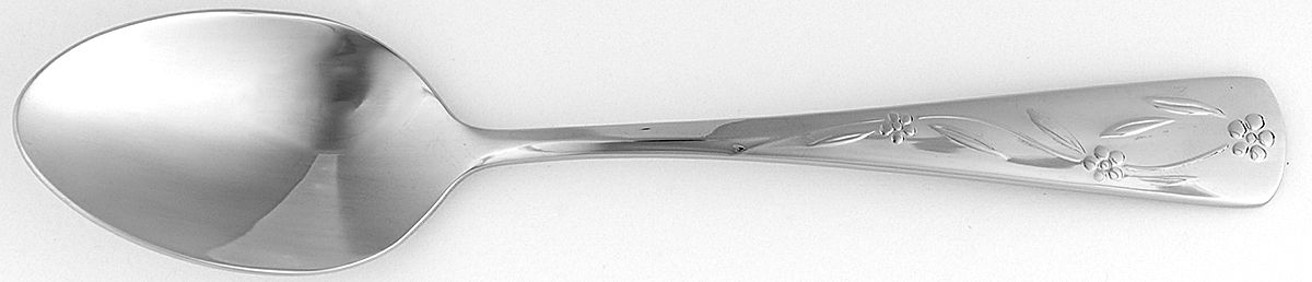 Old World Floral-Flat Tip (Stainless) Teaspoon by Temp-Tations-1