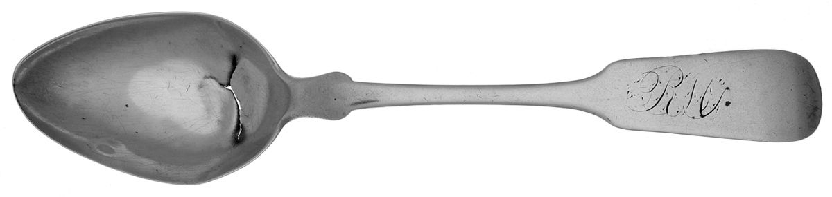 Coin Silver Flatware Teaspoon by T. T. Wilmot-1