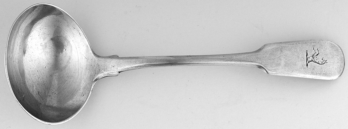 T4R1 (Sterling) Solid Gravy Ladle by Thomas Richards-1