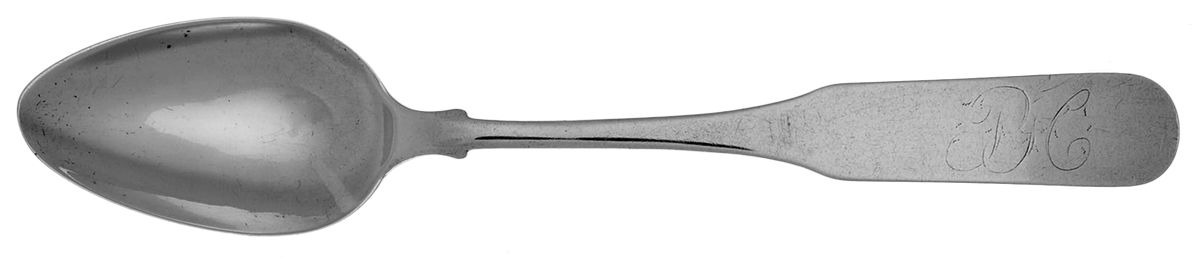 Coin Silver Flatware Five O'Clock Teaspoon by Theophilus Bradbury-1