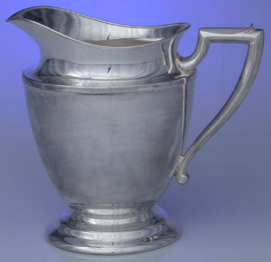424 (Silverplate, Hollowware) Silverplate Water Pitcher by Taber&Tibbits,Inc-1