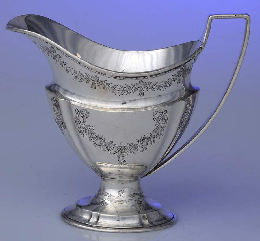 13889 Engraved (Sterling, Hollowware) Creamer by Tiffany & CO SILVER-1
