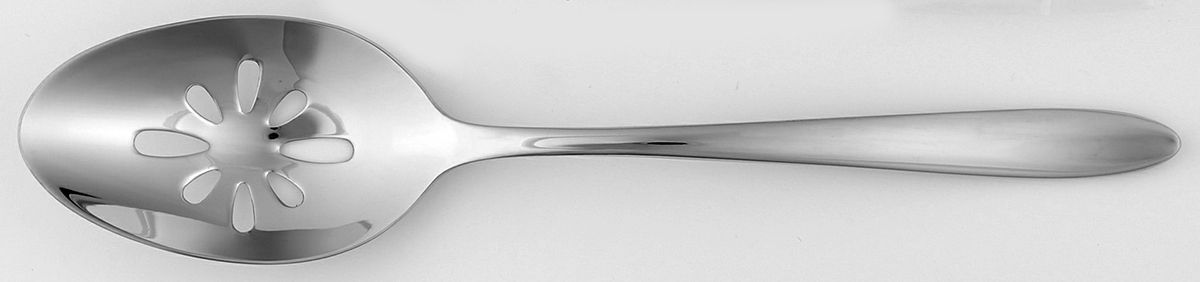 Massimo (Stainless) Pierced Tablespoon (Serving Spoon) by Towle Silver-1
