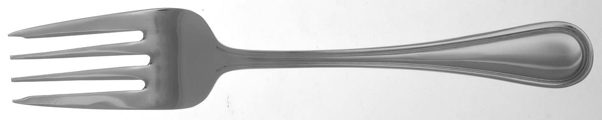 Stratford (Stainless) Medium Solid Cold Meat Serving Fork by Towle Silver-1