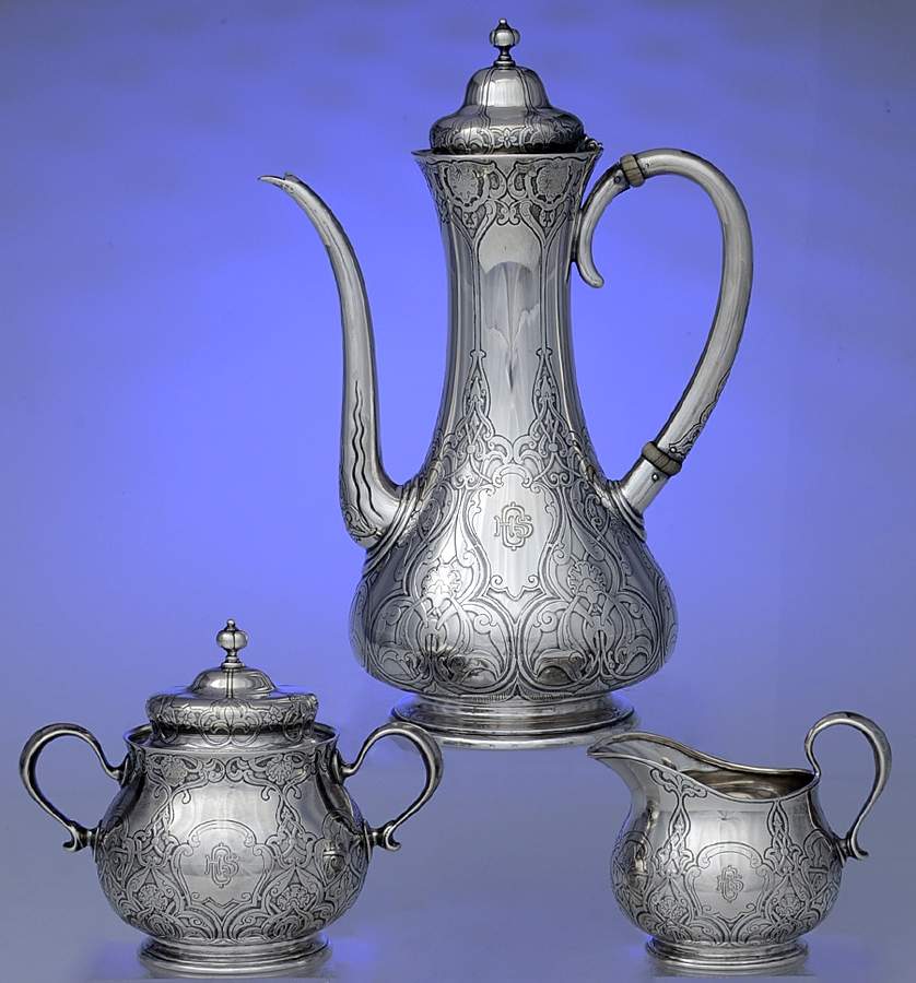 9479A (Sterling, Hollowware) 3 Piece Demi Set by Tiffany & CO SILVER-1