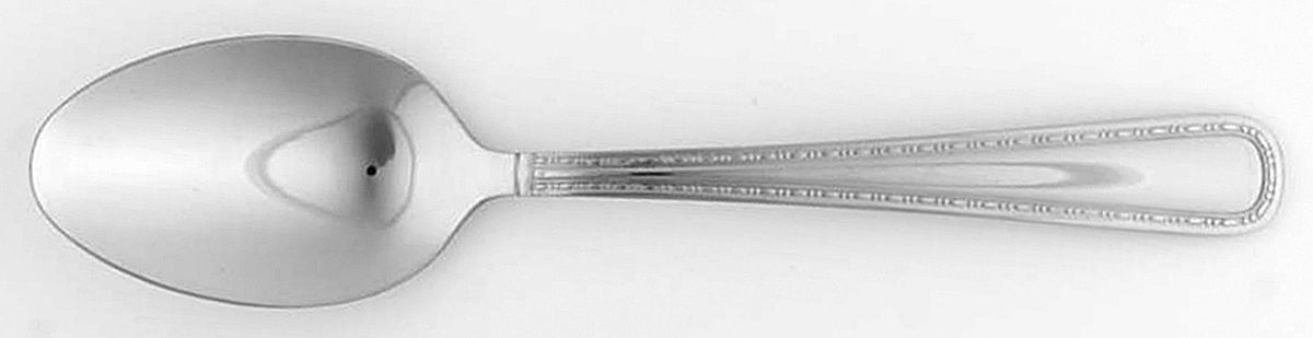 Auburn (Stainless) Place/Oval Soup Spoon by Towle Silver-1
