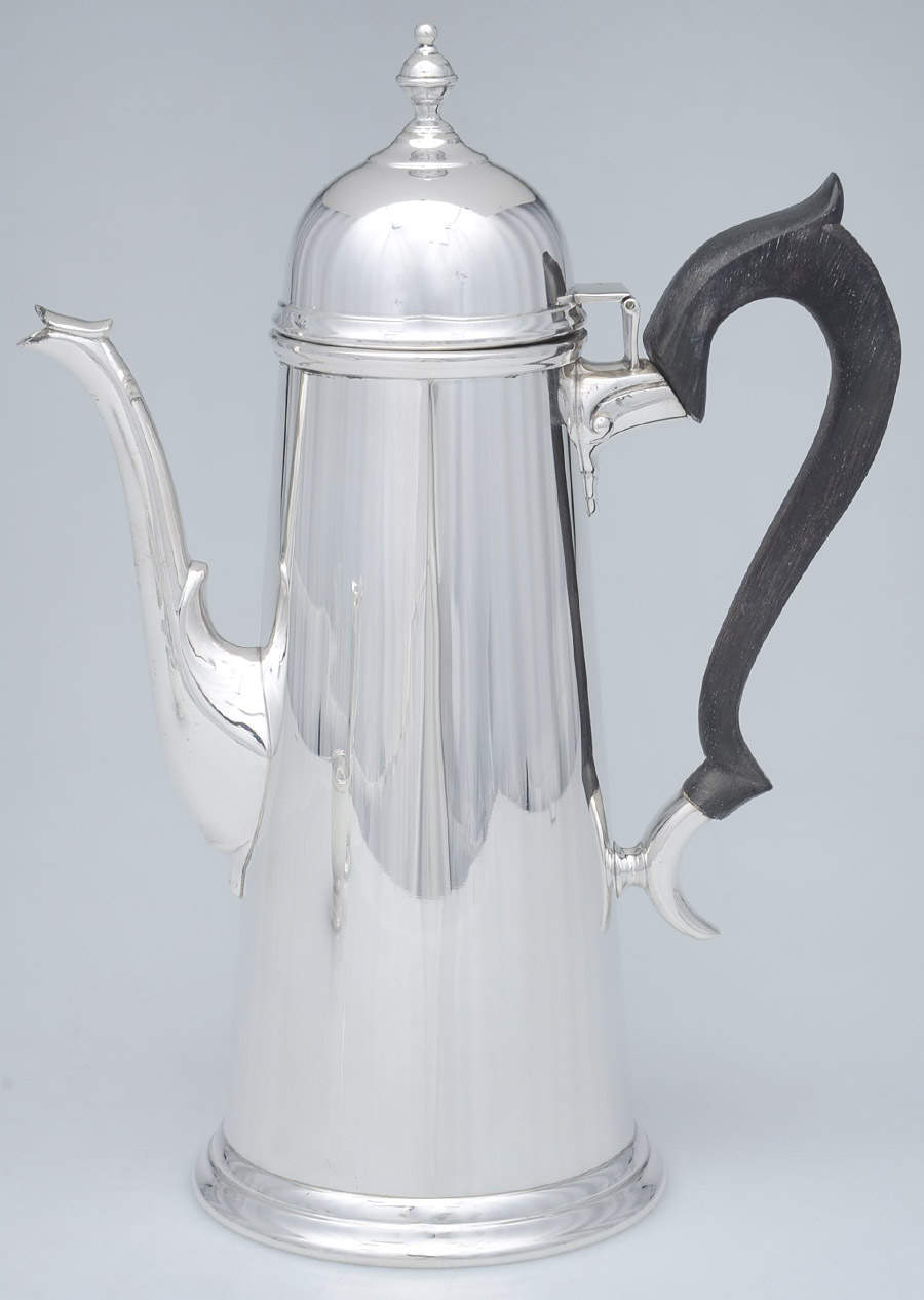Georgian (Sterling, Hollowware) Coffee Pot by Tuttle-1
