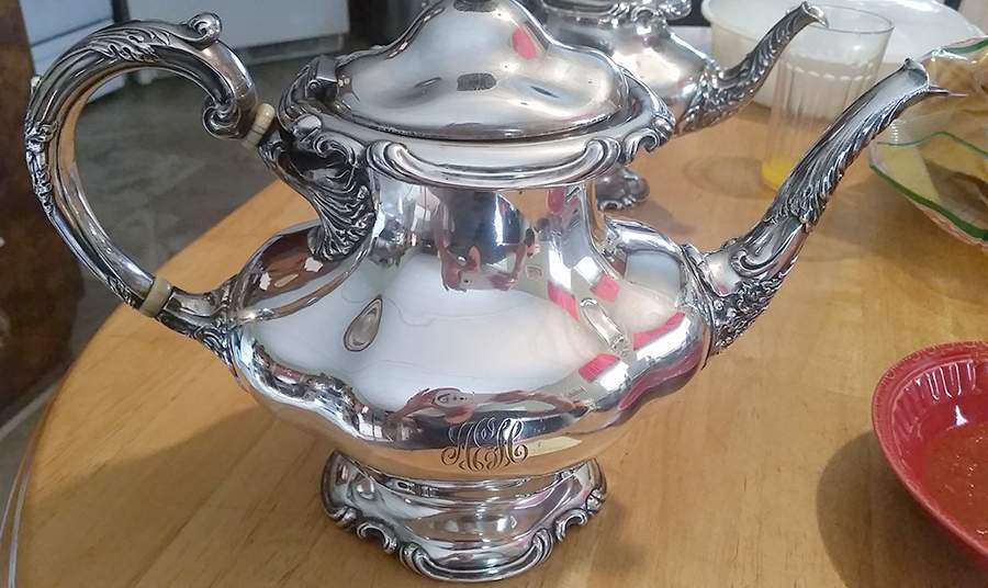 7629 (Sterling, Hollowware) Teapot by Towle Silver-1