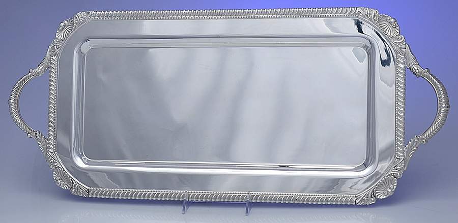 Silverplate Hollowware 22" Fish Platter by Theodore B Starr-1