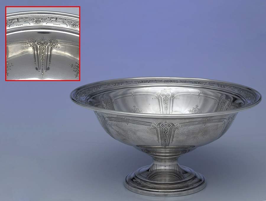 52212 (Sterling, Hollowware) 10" Round Footed Centerpiece by Towle Silver-1