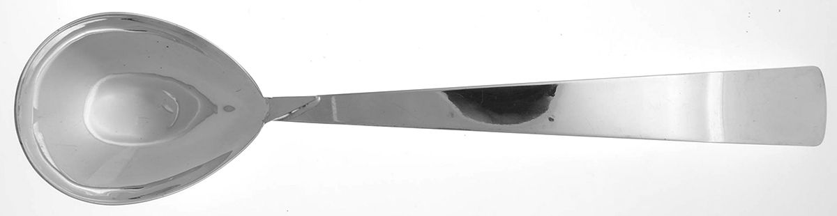 Silverplate Flatware Vegetable Serving Spoon (Solid) by Three Crowns Silversmiths-1