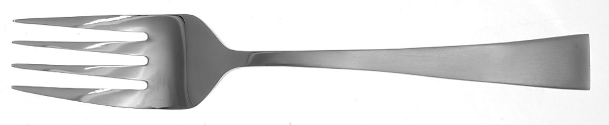 Bree (Stainless) Large Solid Cold Meat Serving Fork by Towle Silver-1