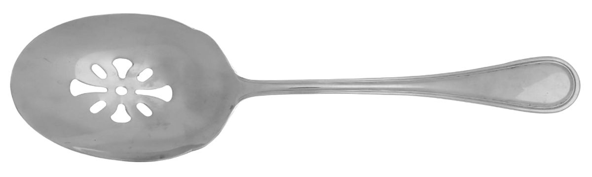 Royal Thread (Stainless) Pierced Tablespoon (Serving Spoon) by Towle Silver-1