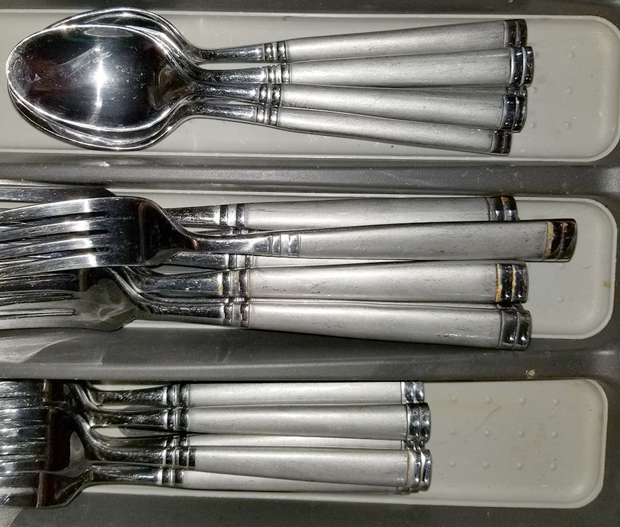 Stephanie Frost (Stainless) Fork by Towle Silver-1