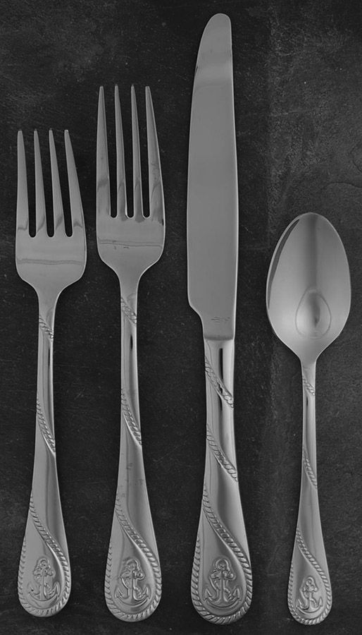 Anchor (Stainless) 4 Piece Place Setting by Towle Silver-1