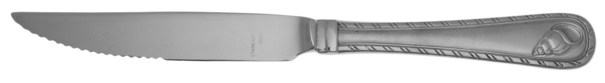 Antigua (Stainless) Steak Knife Individual Hollow, Serrate HC by Towle Silver-1
