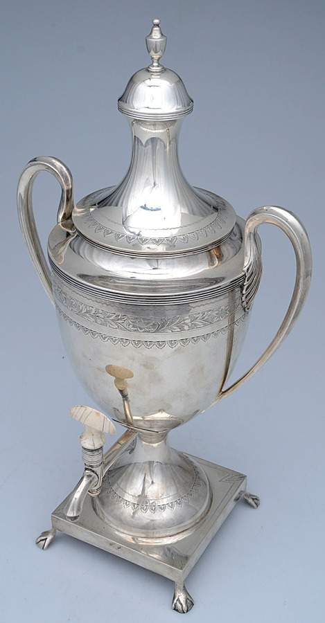 789 (Sterling, Hollowware) Sterling Samovar/Coffee Urn by Tuttle-1