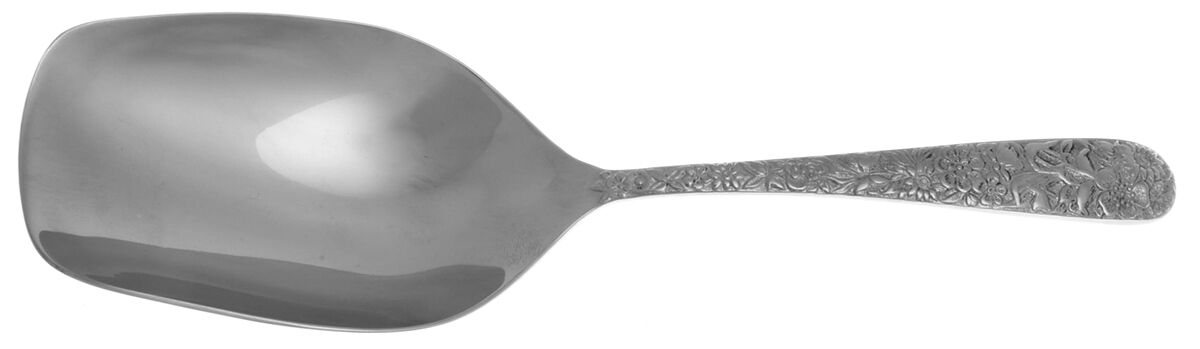 Contessina (Stainless) Ice Scoop with Stainless Bowl by Towle Silver-1